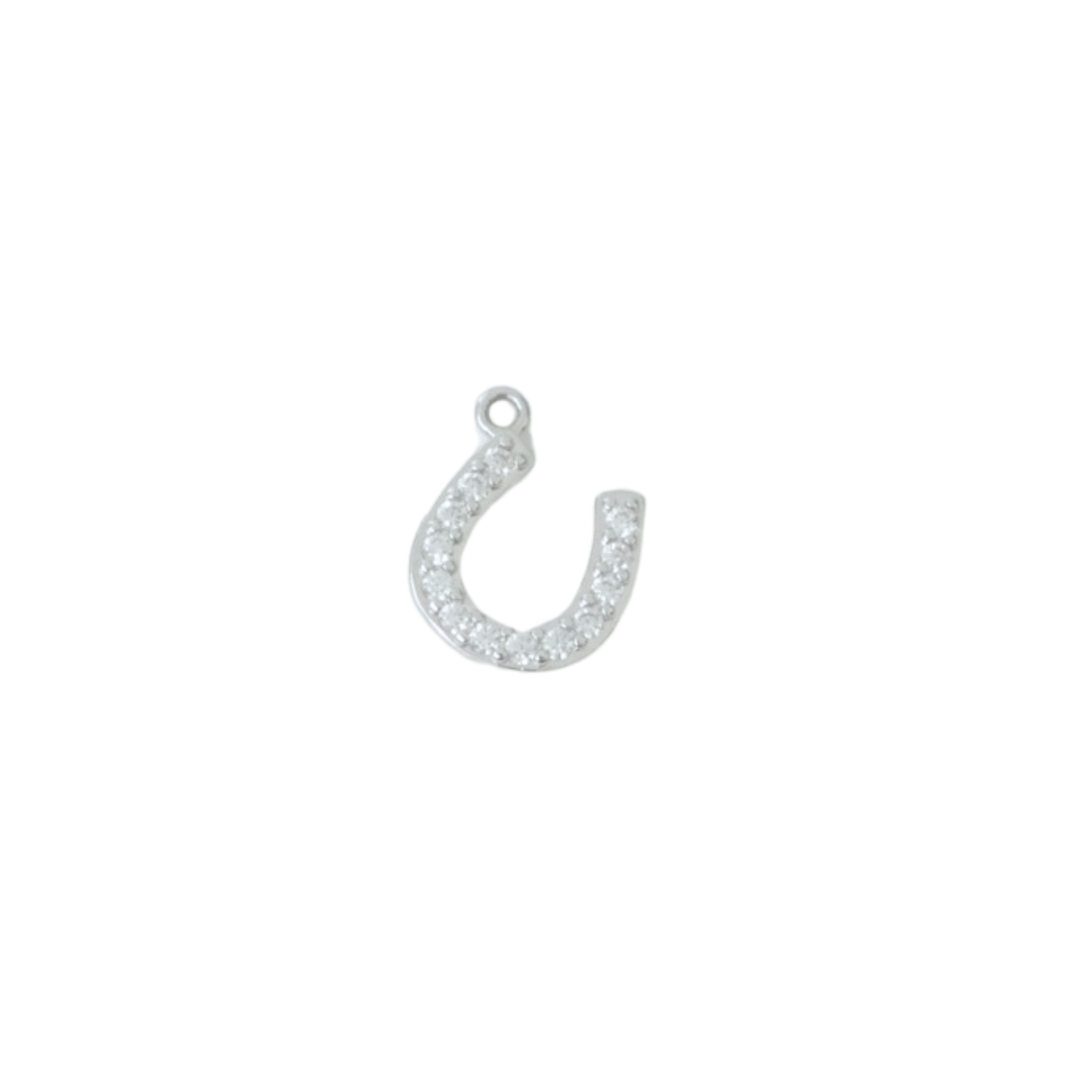 Jewel Horseshoe Charm