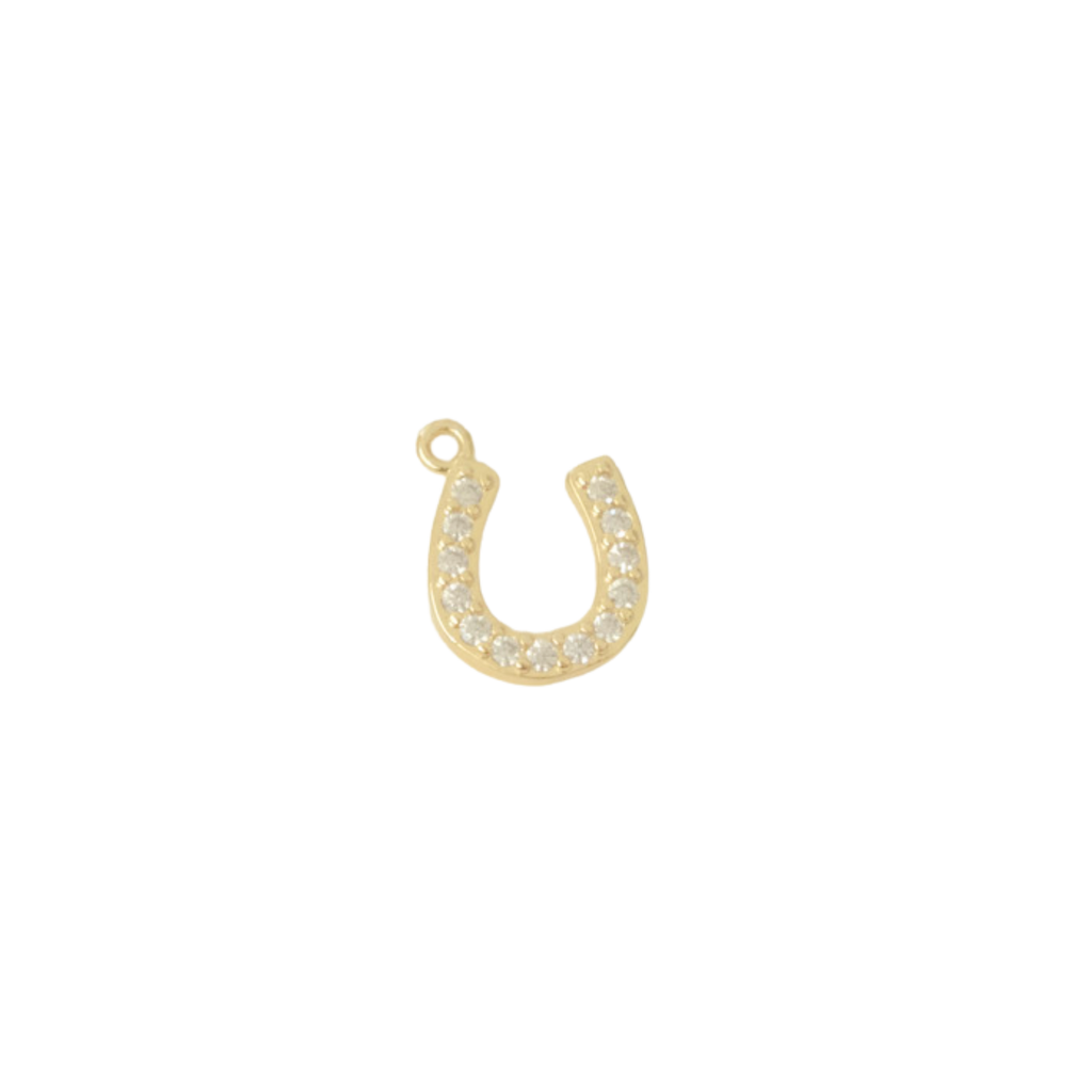Jewel Horseshoe Charm