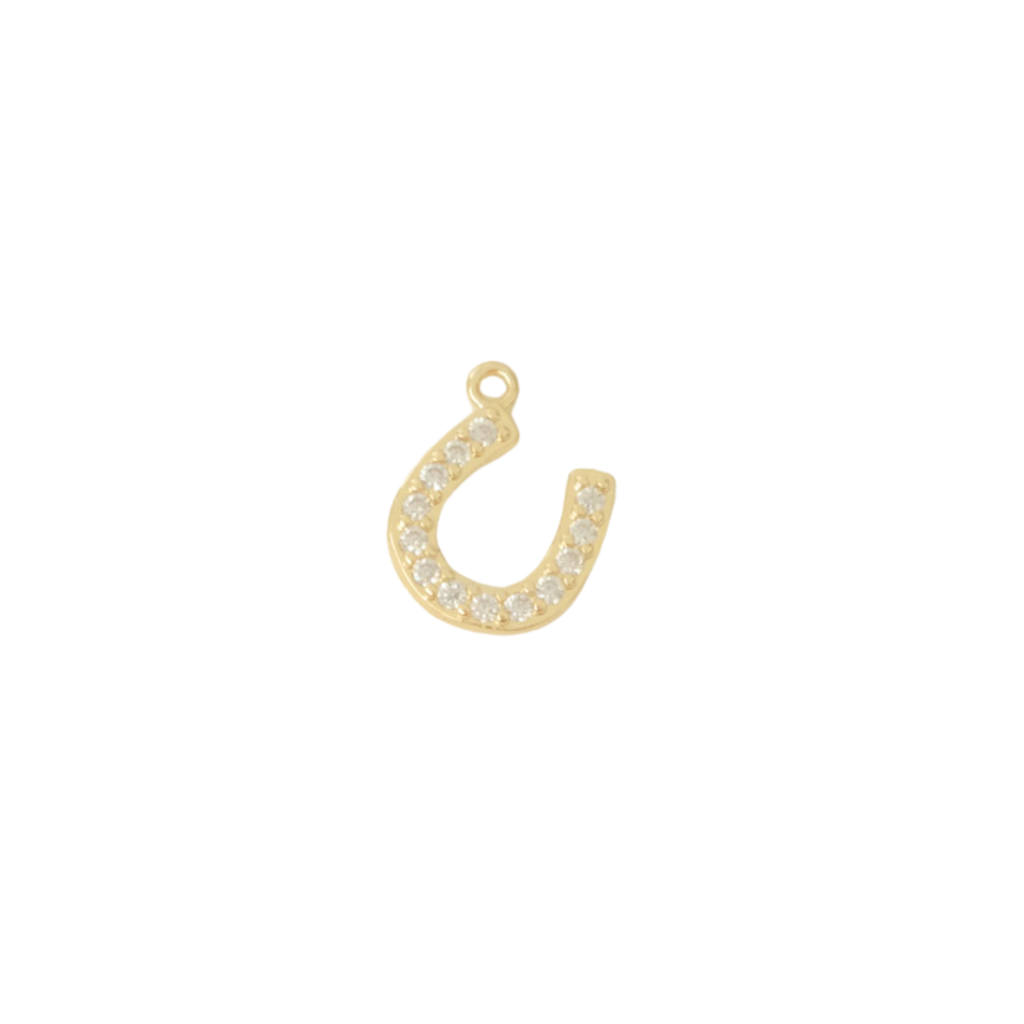 Jewel Horseshoe Charm
