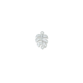 Jewel Monstera Leaf Charm
