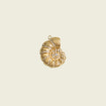 Jewel Spiral Shell Charm