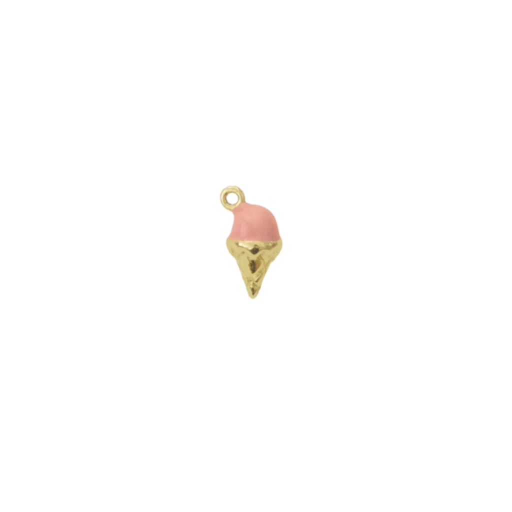 Mini Pink Ice Cream Charm