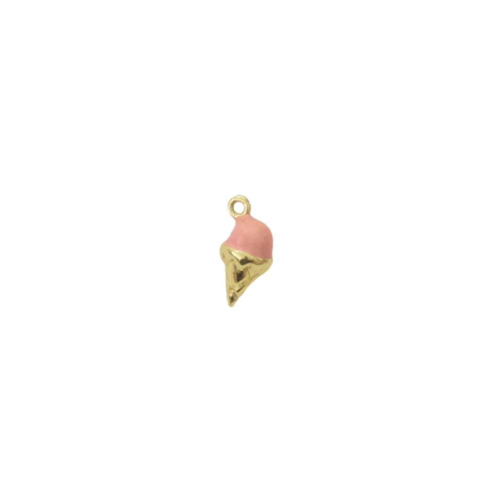 Mini Pink Ice Cream Charm