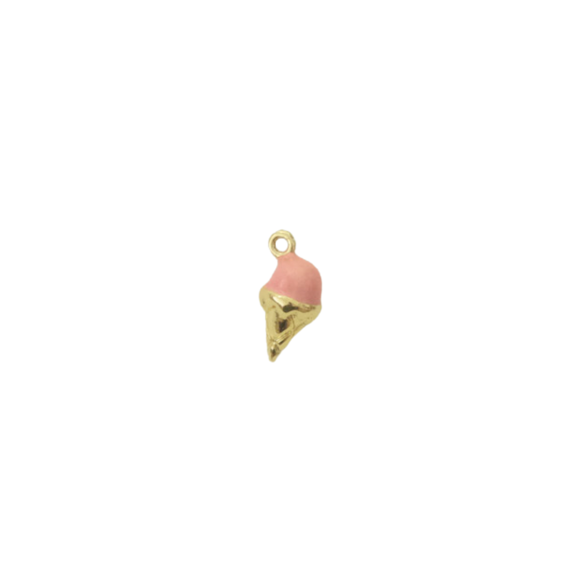 Mini Pink Ice Cream Charm