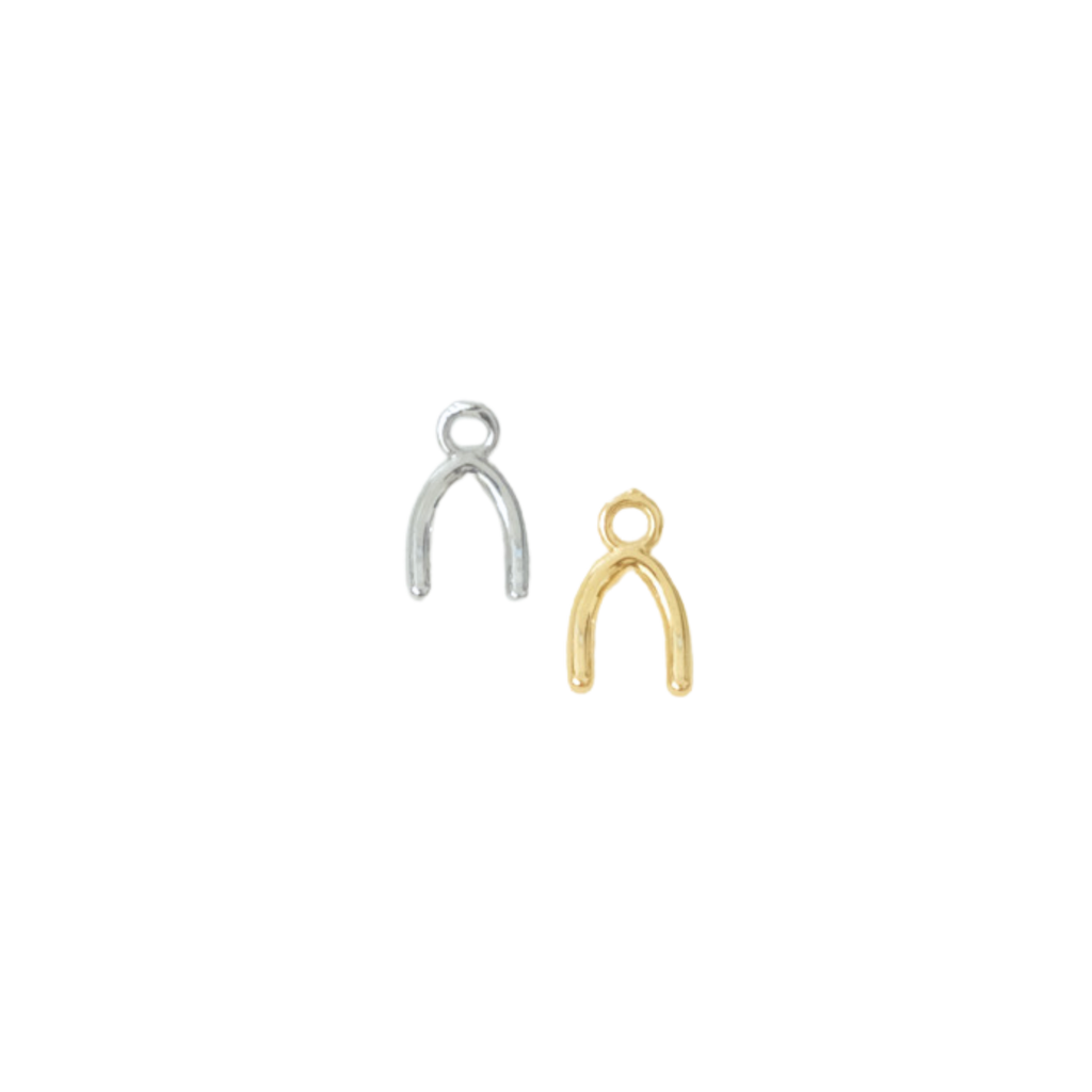Mini Wishbone Charm