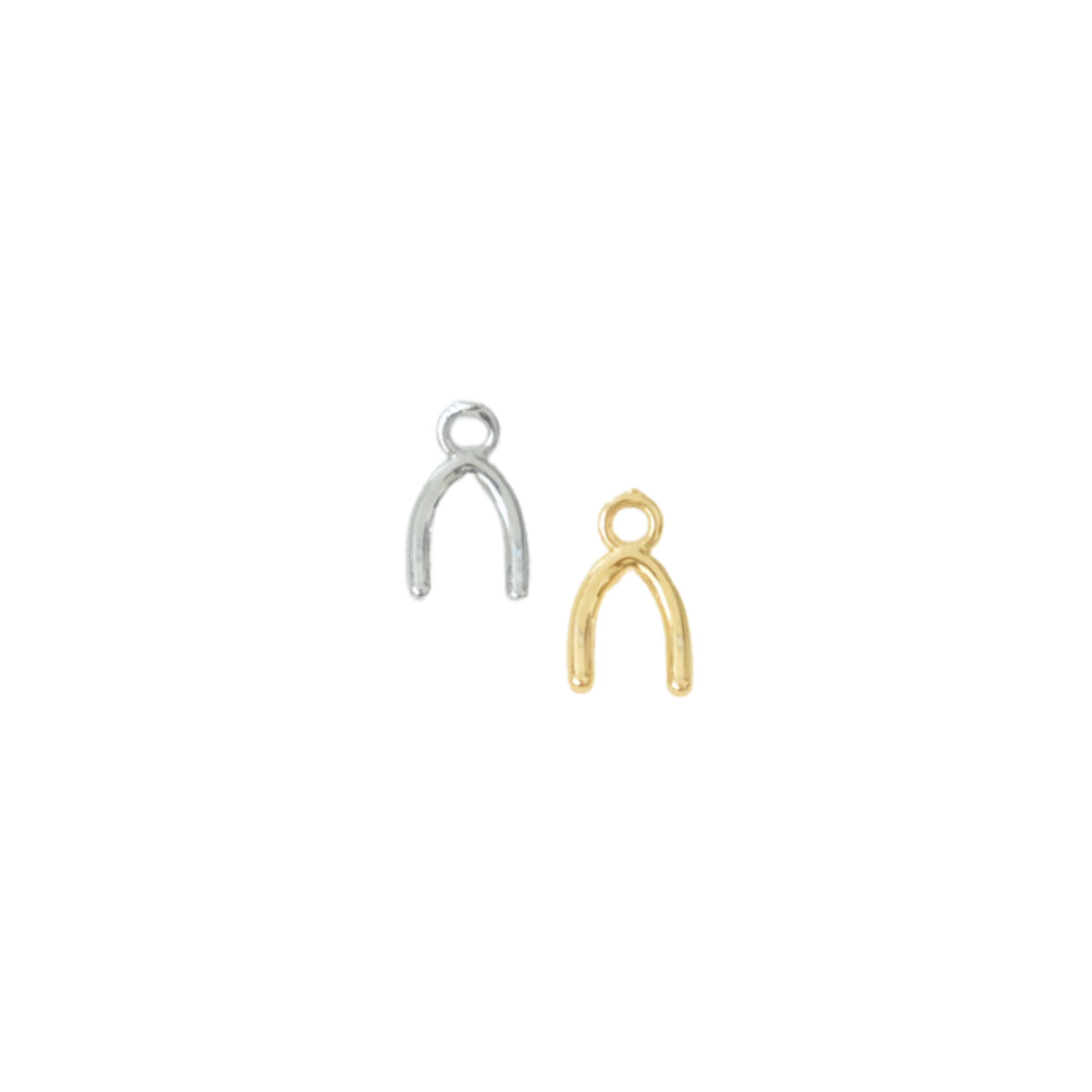 Mini Wishbone Charm