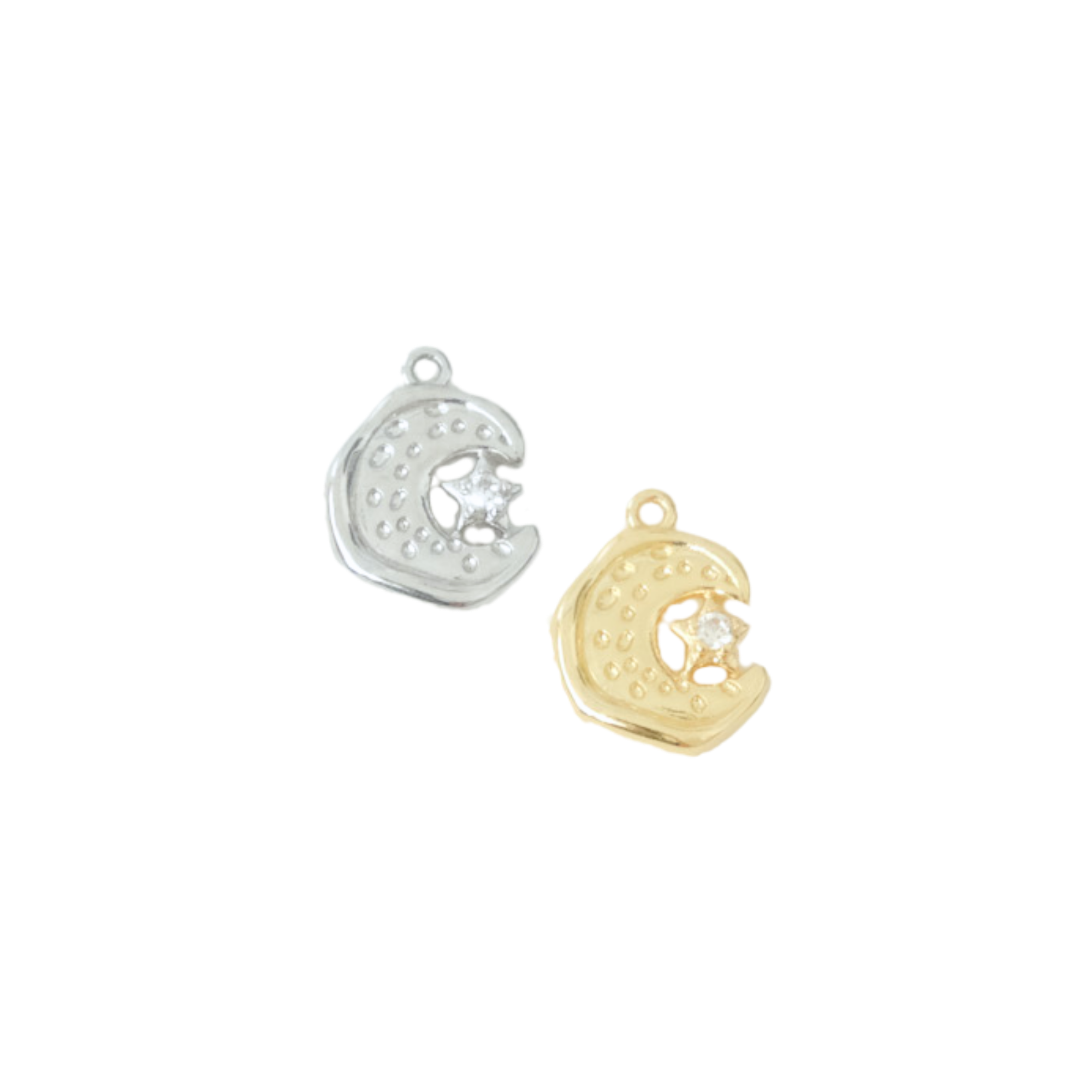 Moon and Star Charm