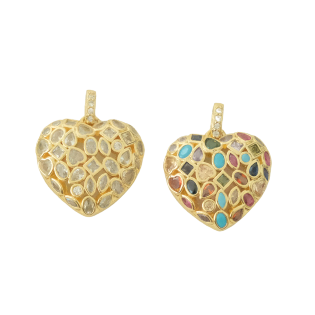 Mosaic Heart Charm