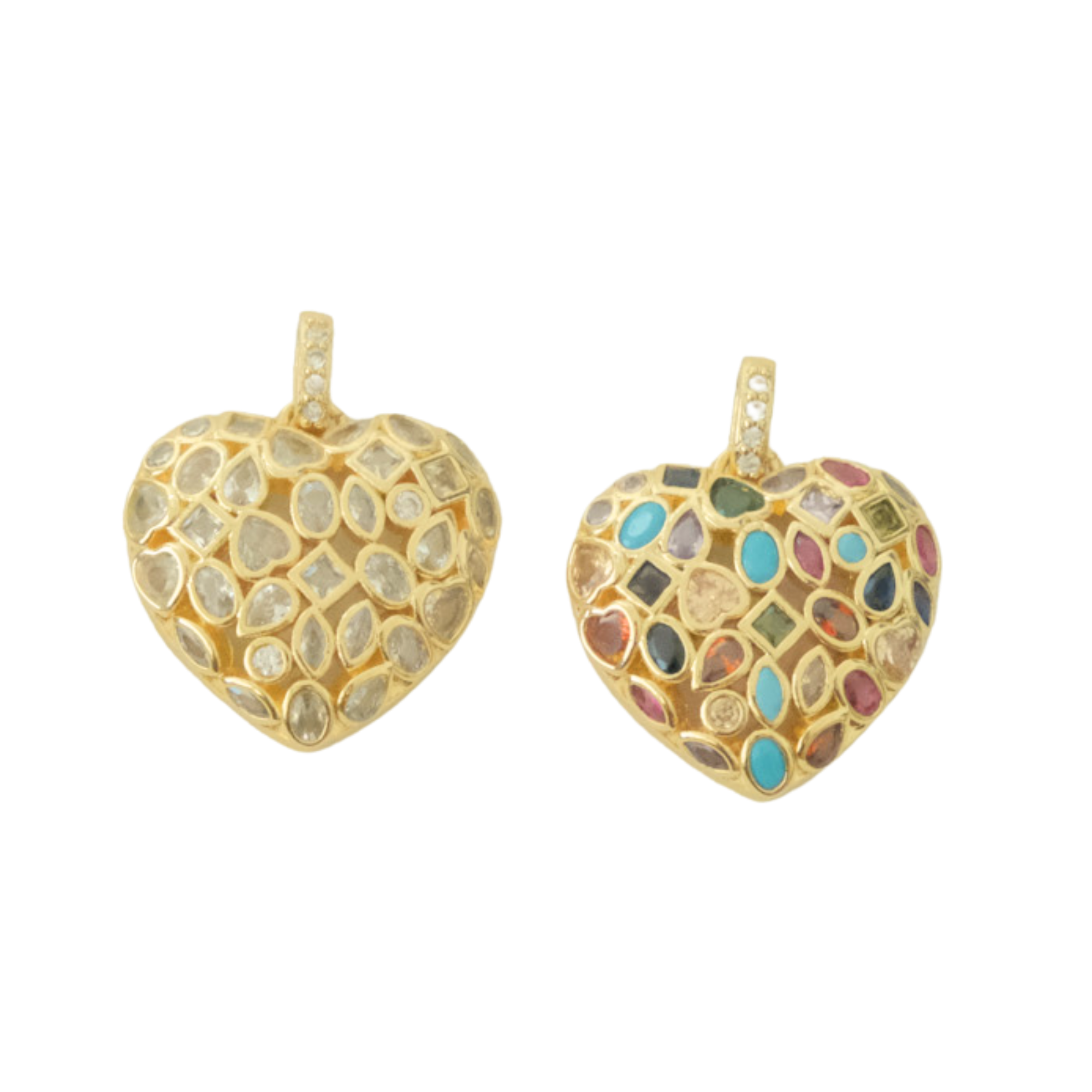 Mosaic Heart Charm