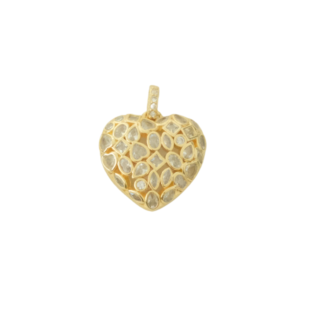 Mosaic Heart Charm