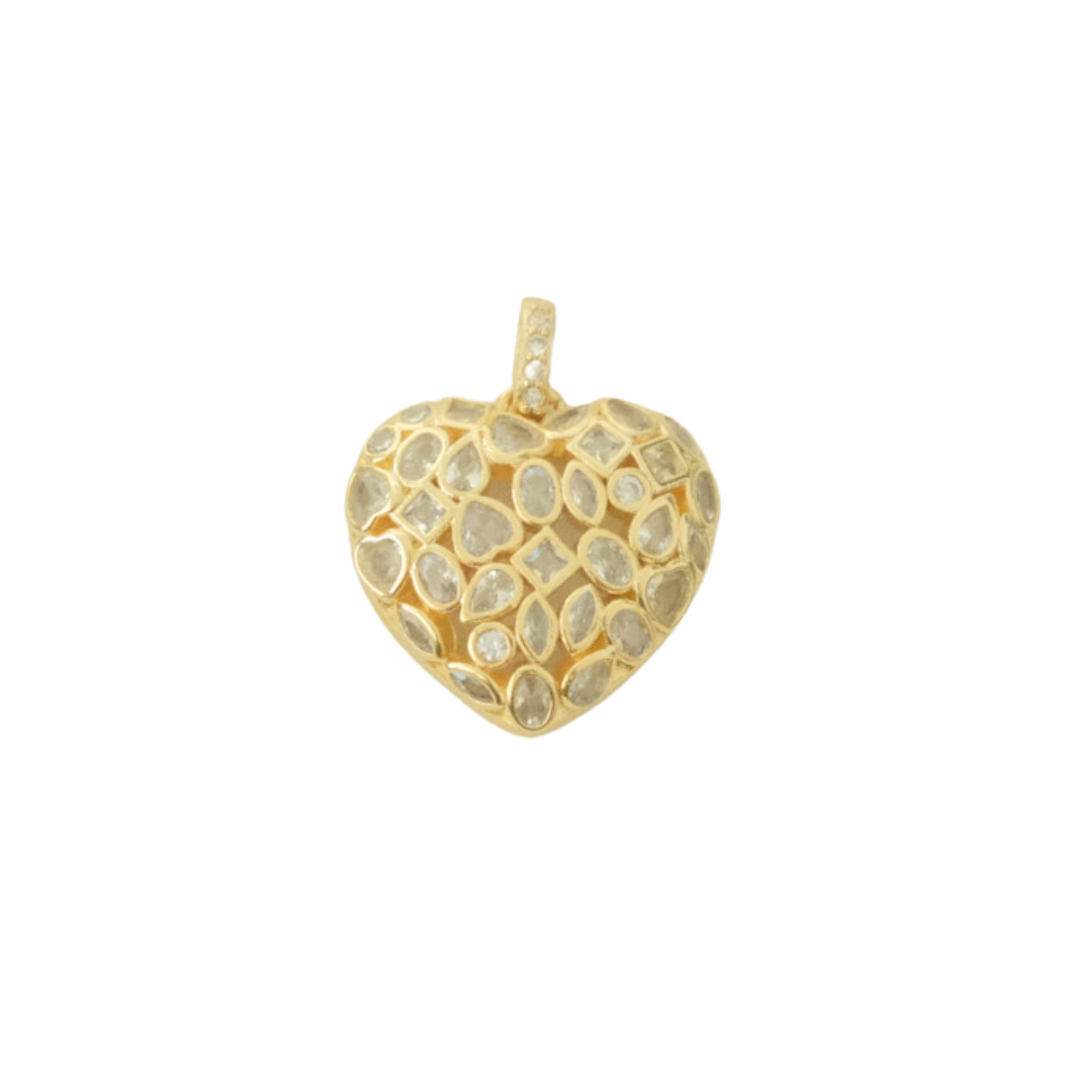 Mosaic Heart Charm