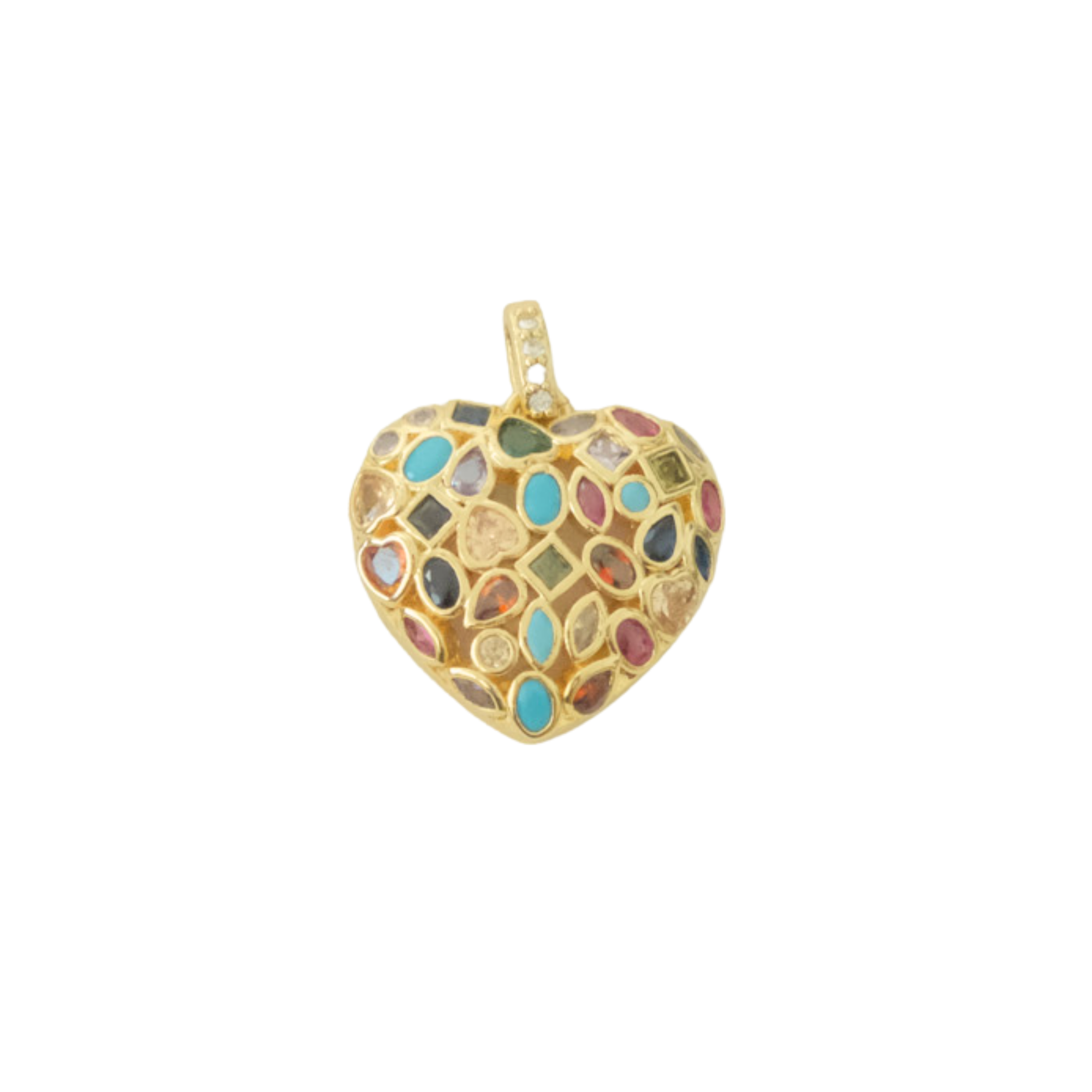 Mosaic Heart Charm