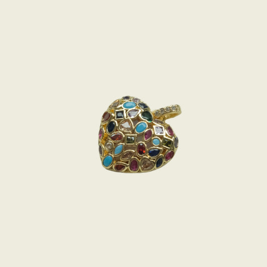 Mosaic Heart Charm