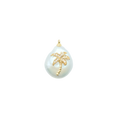 Palm Tree Pearl Charm