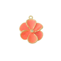 Large Pink Magnolia Charm