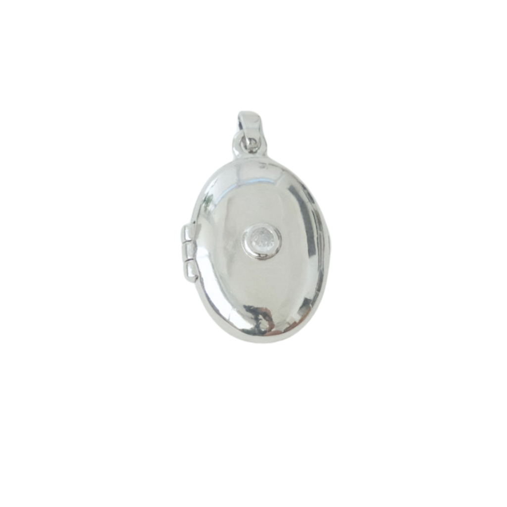 Solitaire Jewel Locket Charm