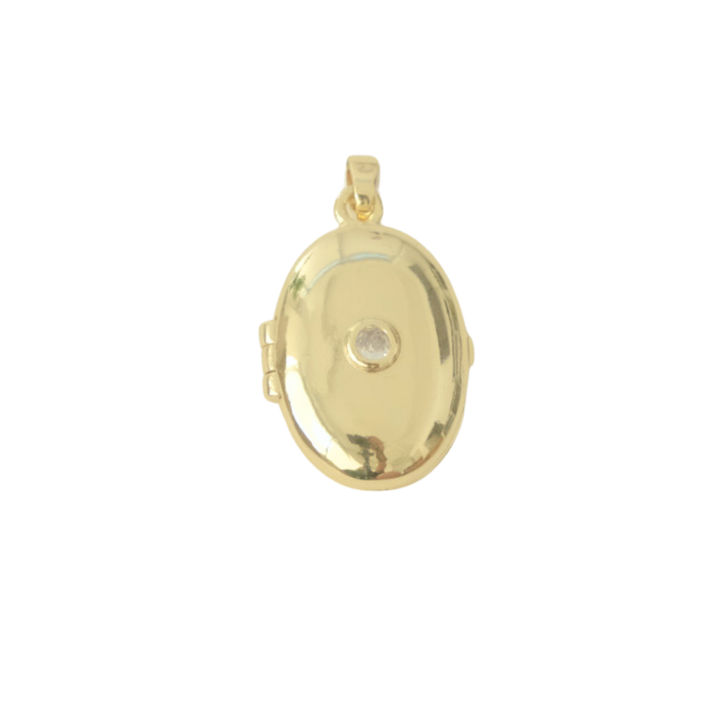 Solitaire Jewel Locket Charm