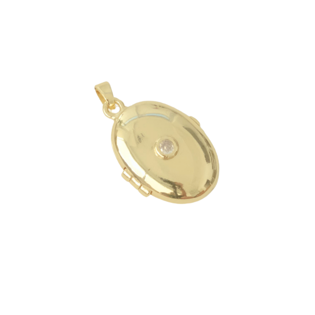 Solitaire Jewel Locket Charm
