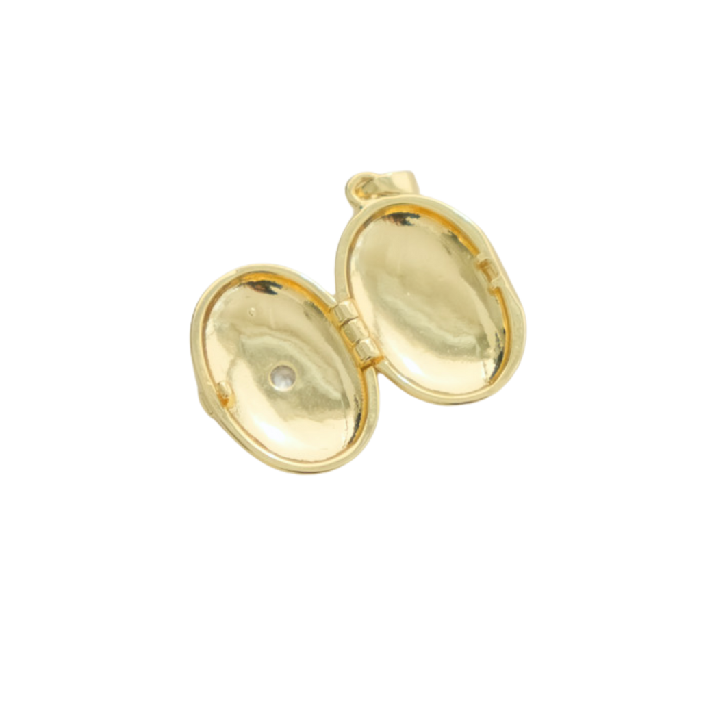 Solitaire Jewel Locket Charm