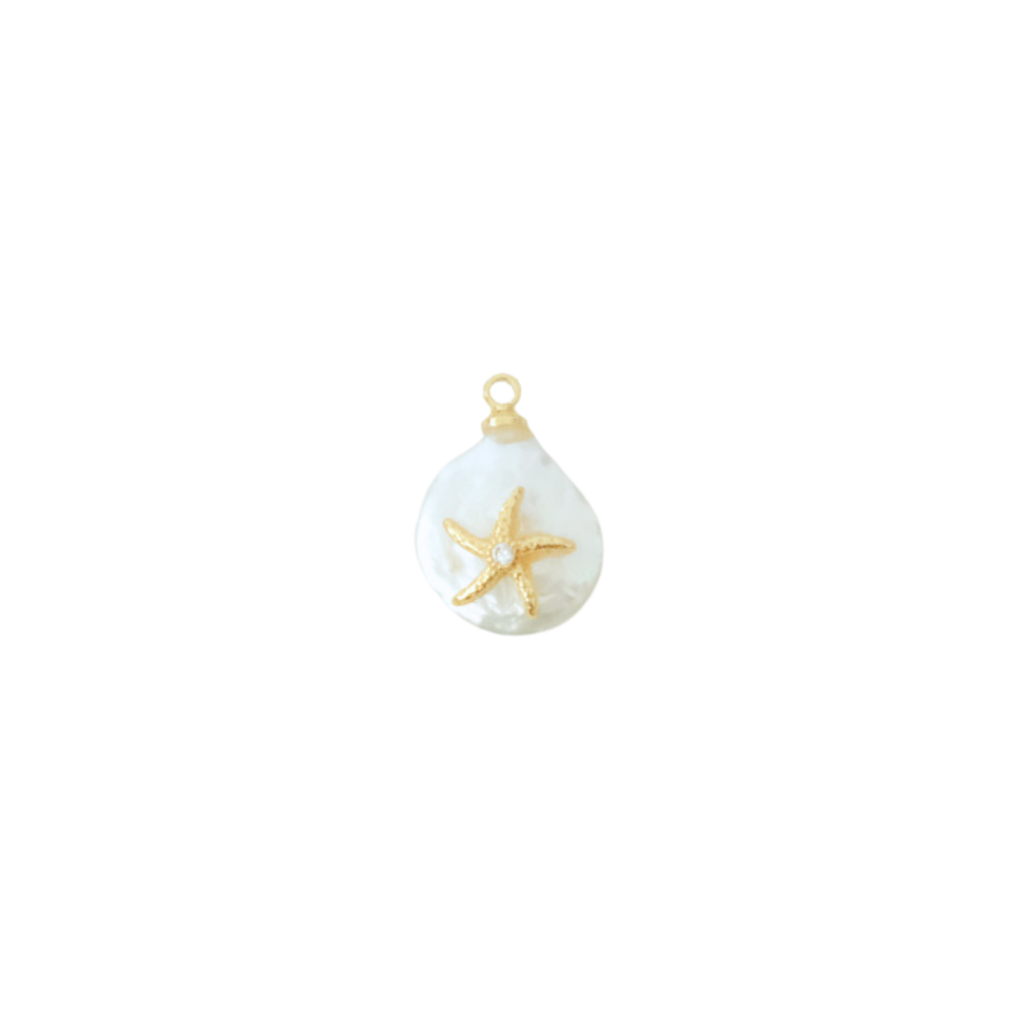 Starfish Pearl Charm