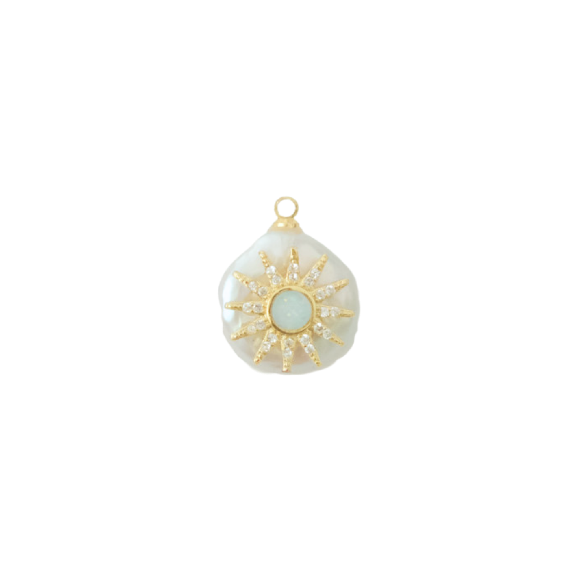 Sun Pearl Charm