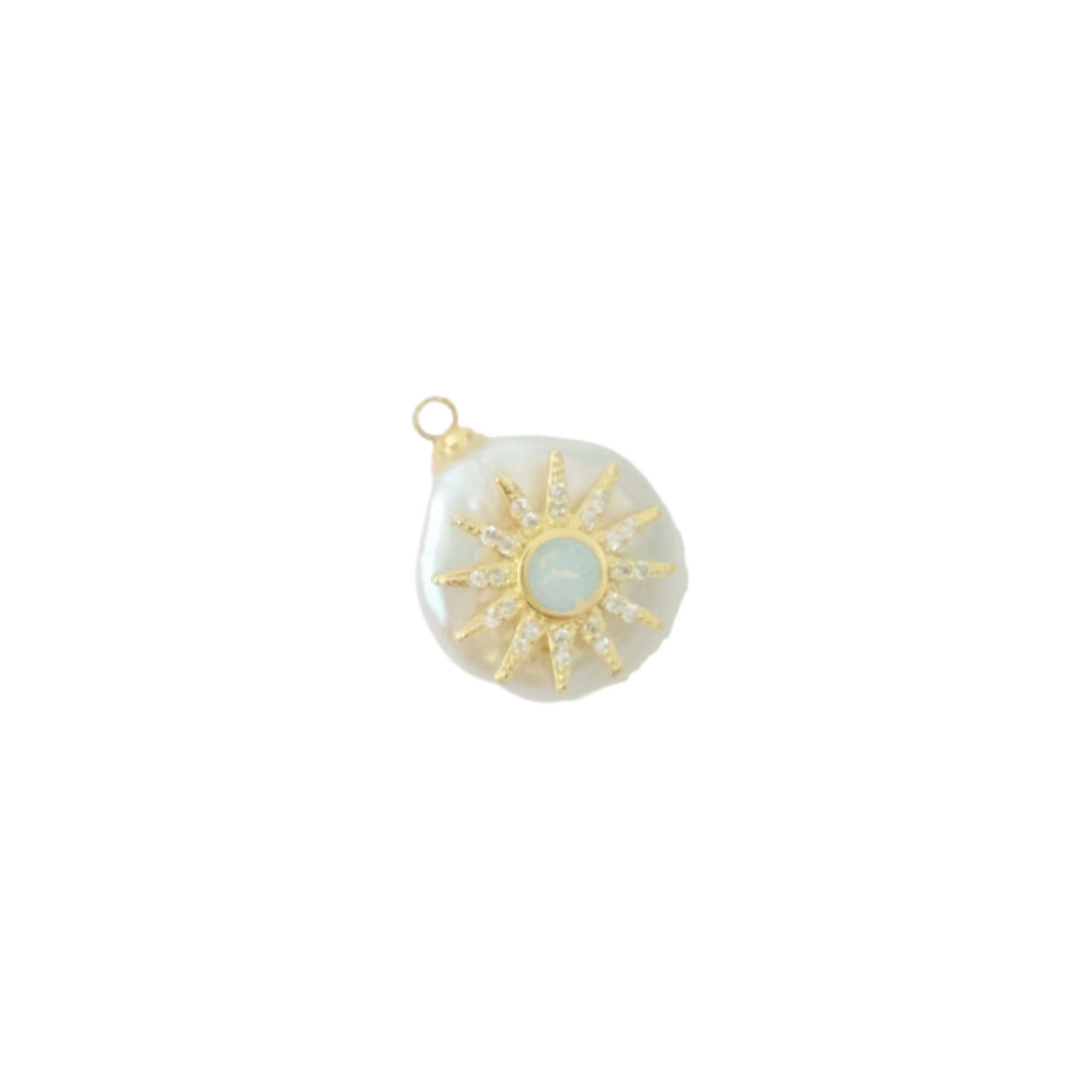 Sun Pearl Charm