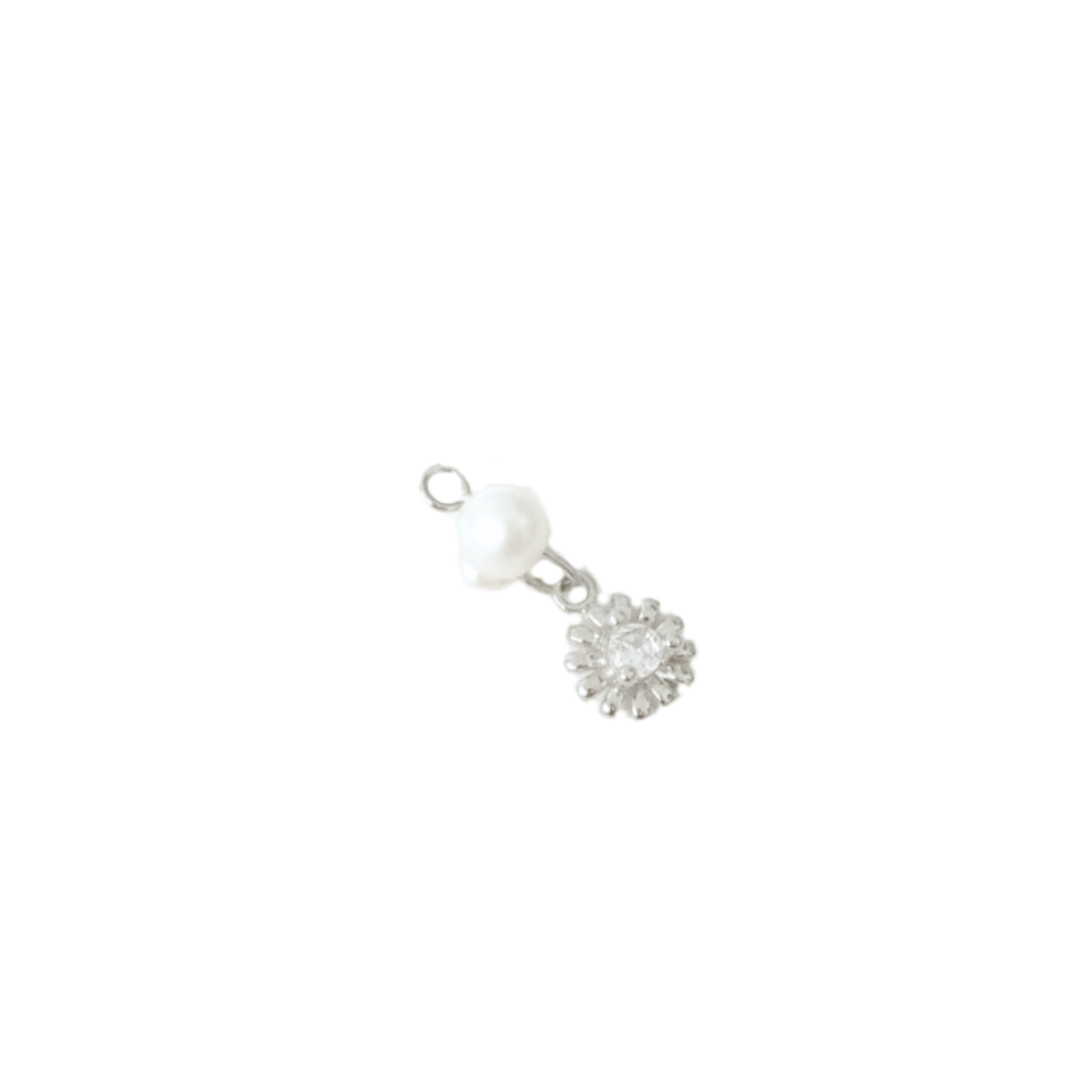 Sunflower Pearl Charm