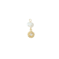 Sunflower Pearl Charm